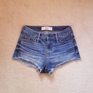 Hollister Denim Mid Rise Shorts